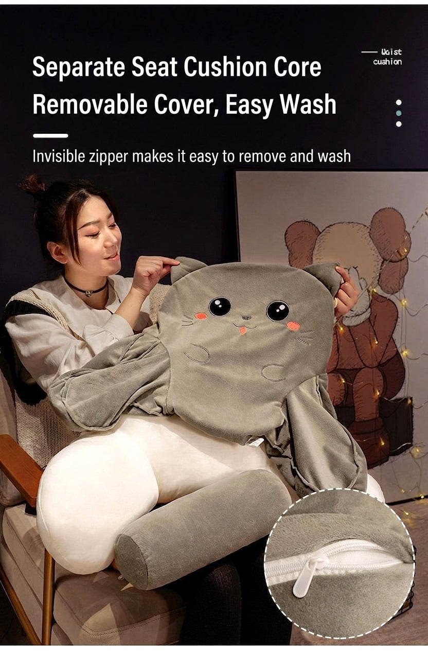 Bedside soft bag large backrest waist cushion dormitory bed backrest cushion office pillow tatami sofa pillow