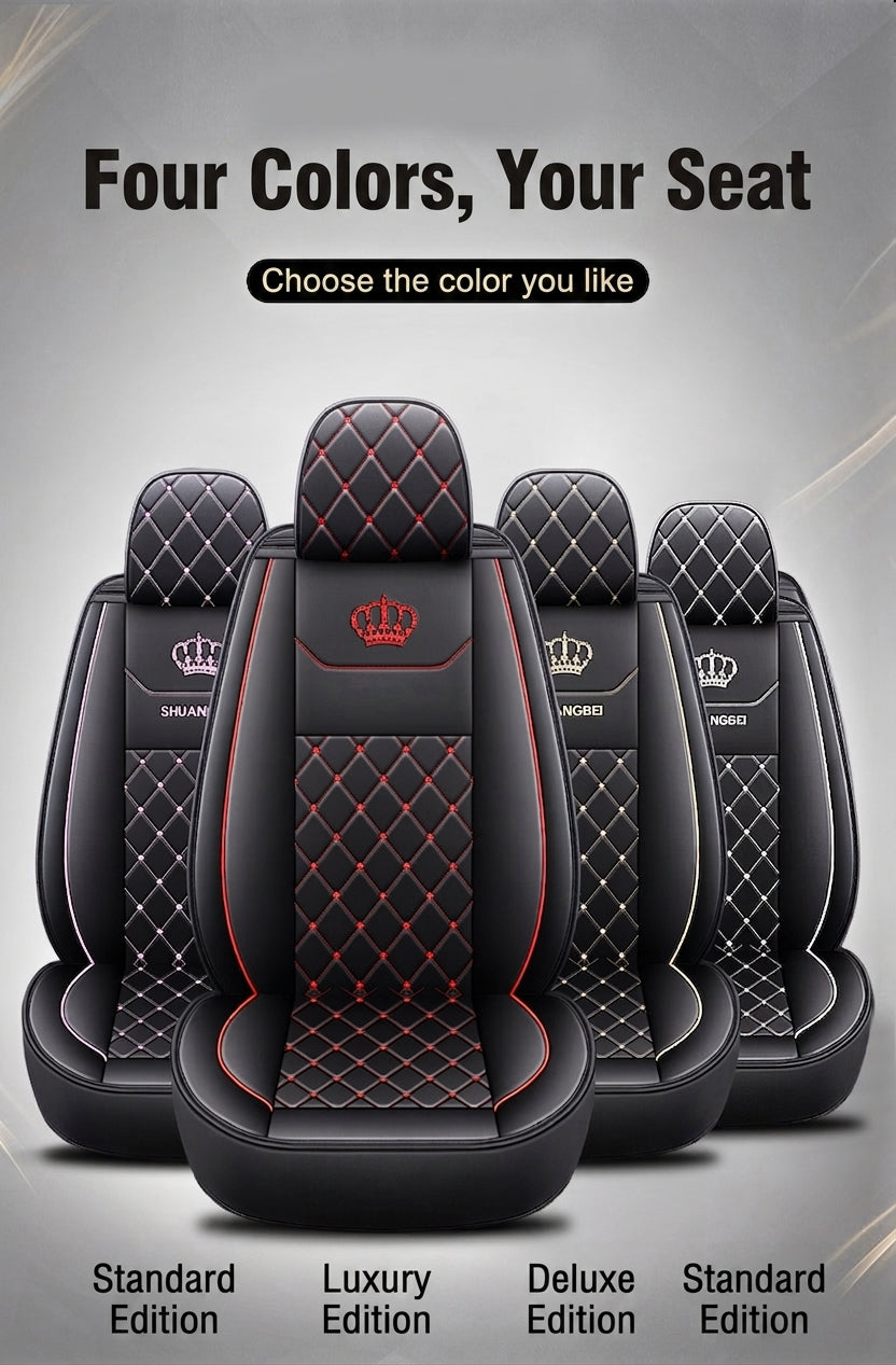 Cross-border new car seat cover, full leather full surrounding, four seasons universal cushion trolley seat cover special manufacturer wholesale