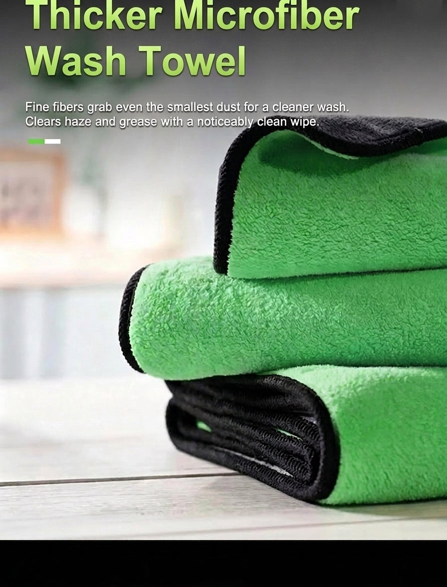 Green Forest Car Wash Tool Complete Set, Household Mop, Car Cleaning Tool, Self-Service Car Brushing Supplies Without Damage