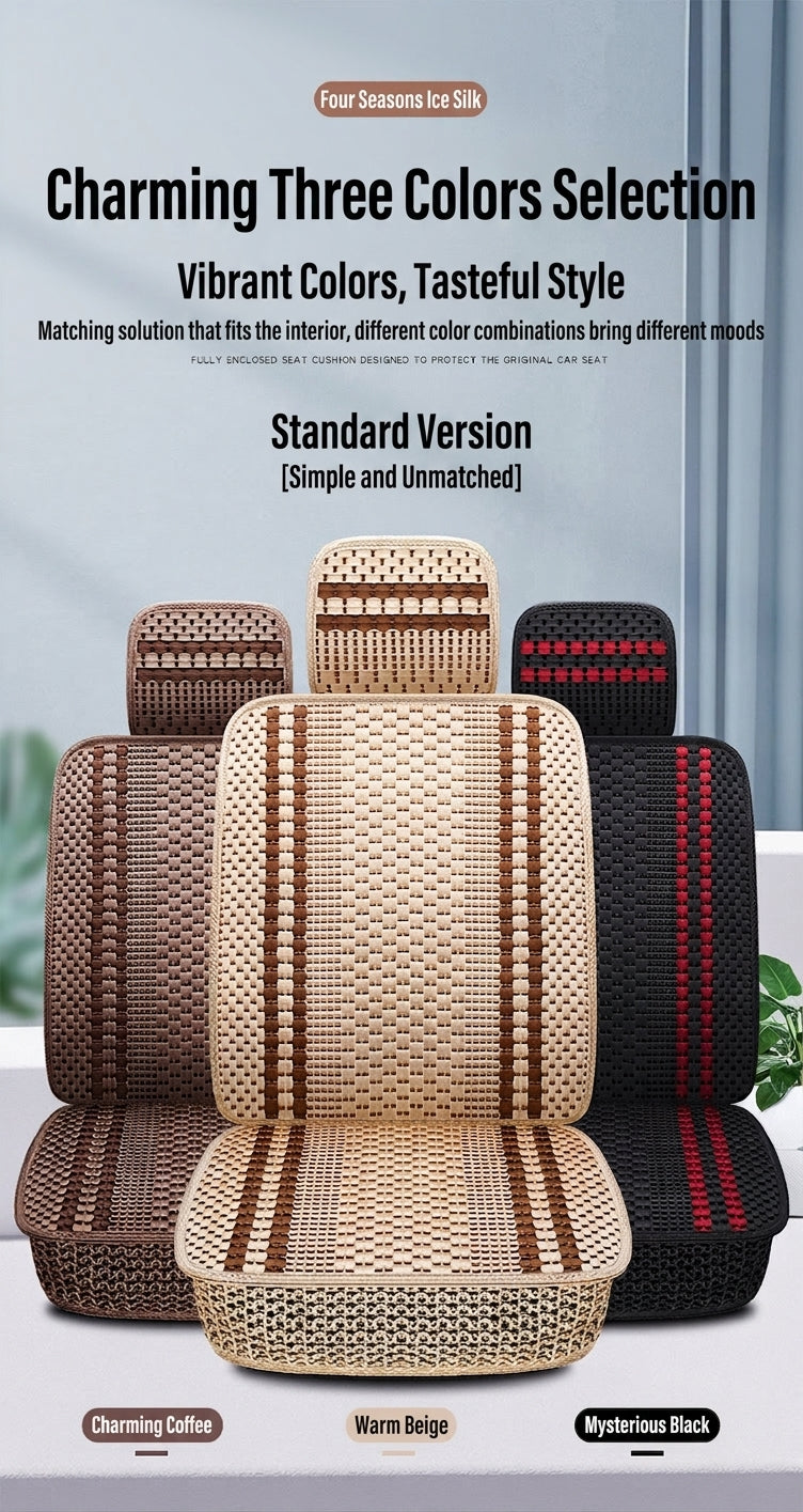 Car Cushion Four Seasons Universal Ice Silk Seat Cover Summer Cool Cushion Single Piece Car Single Pad Wholesale Factory Direct All-Inclusive