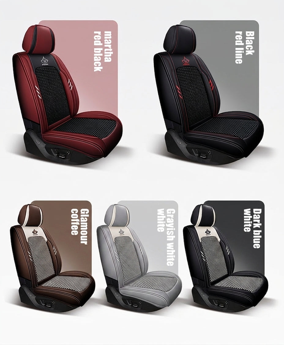 2024 car seat cushions, all-season universal, full coverage five-seater car seat cushions, summer breathable ice silk seat covers wholesale