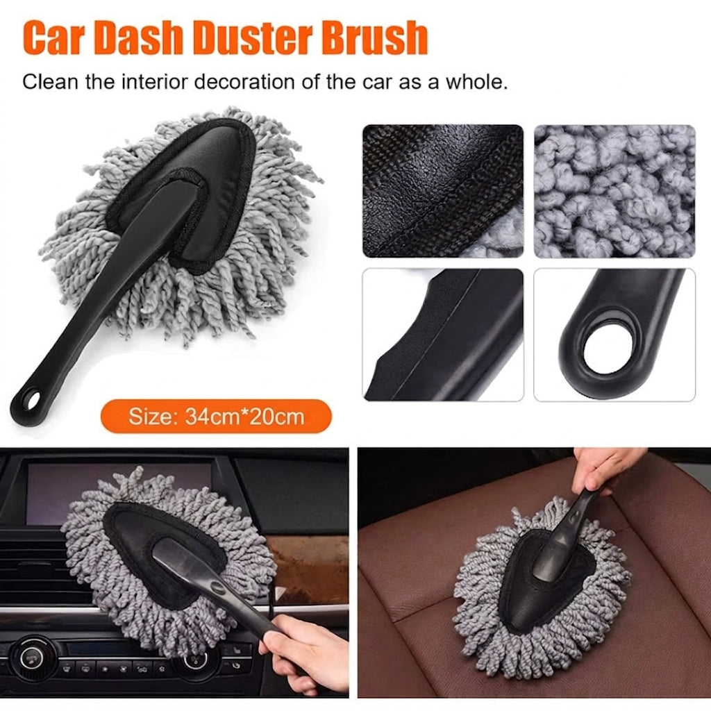 Amazon Hot-selling car wash set 9-piece set C car cleaning waterproof gloves tire crevice cleaning brush car wash