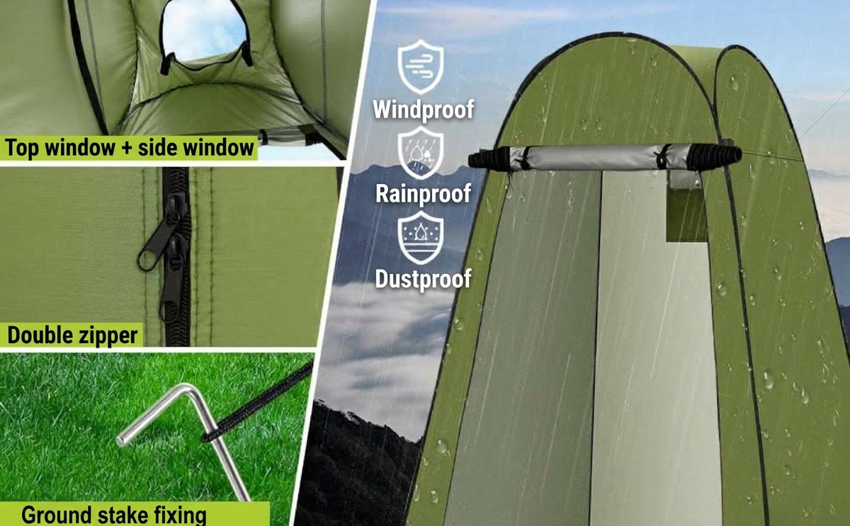 Fishing, shower, bathing artifact, outdoor camping, fishing, changing clothes, simple and portable, portable portable toilet, warm tent, toilet