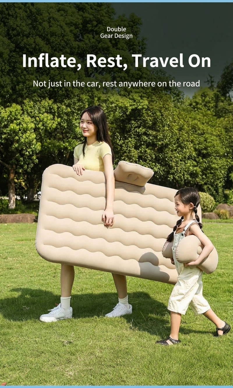 Car inflatable bed car rear sleeping pad mattress car sleeping artifact car rear rear seat folding travel bed