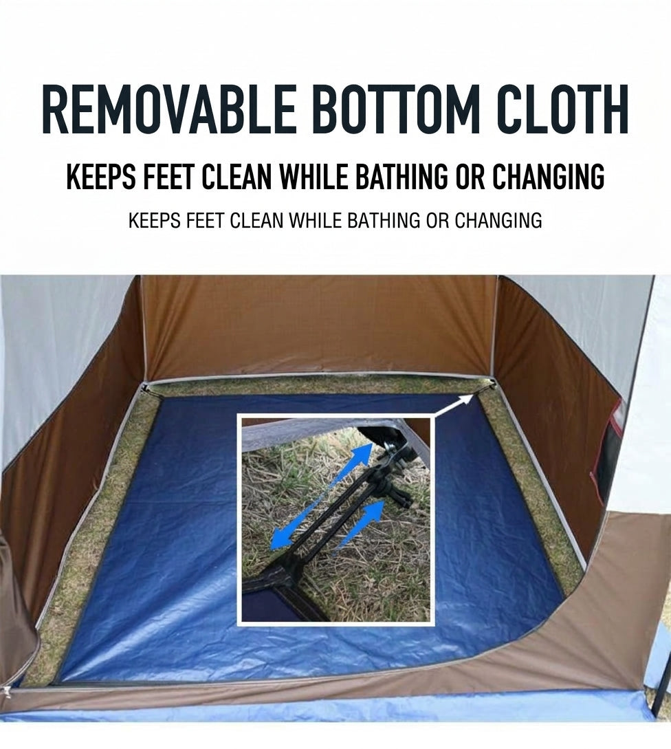 Enlarged and raised outdoor dressing, bathing, tents, camping, beach, fishing tent, model changing mobile toilet tent