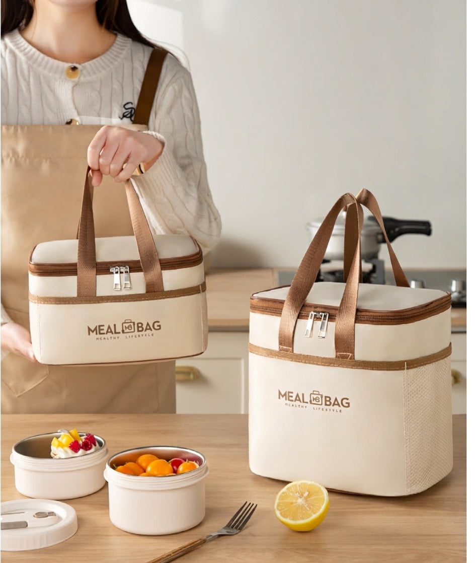 Insulated Lunch Bag, Waterproof Bento Tote