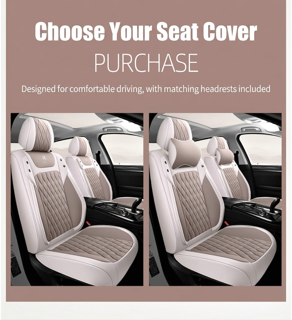 New car seat cushion, all-season universal seat, Nappa leather full-coverage seat cover, small sedan SUV seat cushion manufacturer wholesale