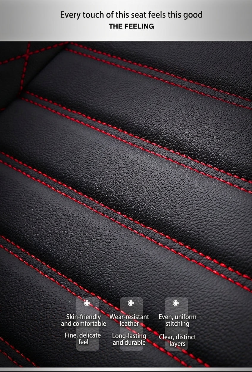 New all-season universal cartoon car seat cushion wholesale, premium feel, full leather, full coverage for small passenger car seat cushions