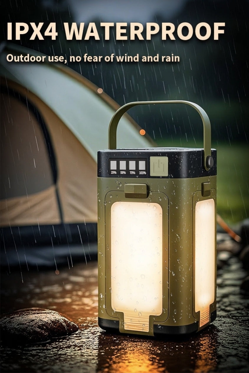 Solar Camping Light with Folding Design