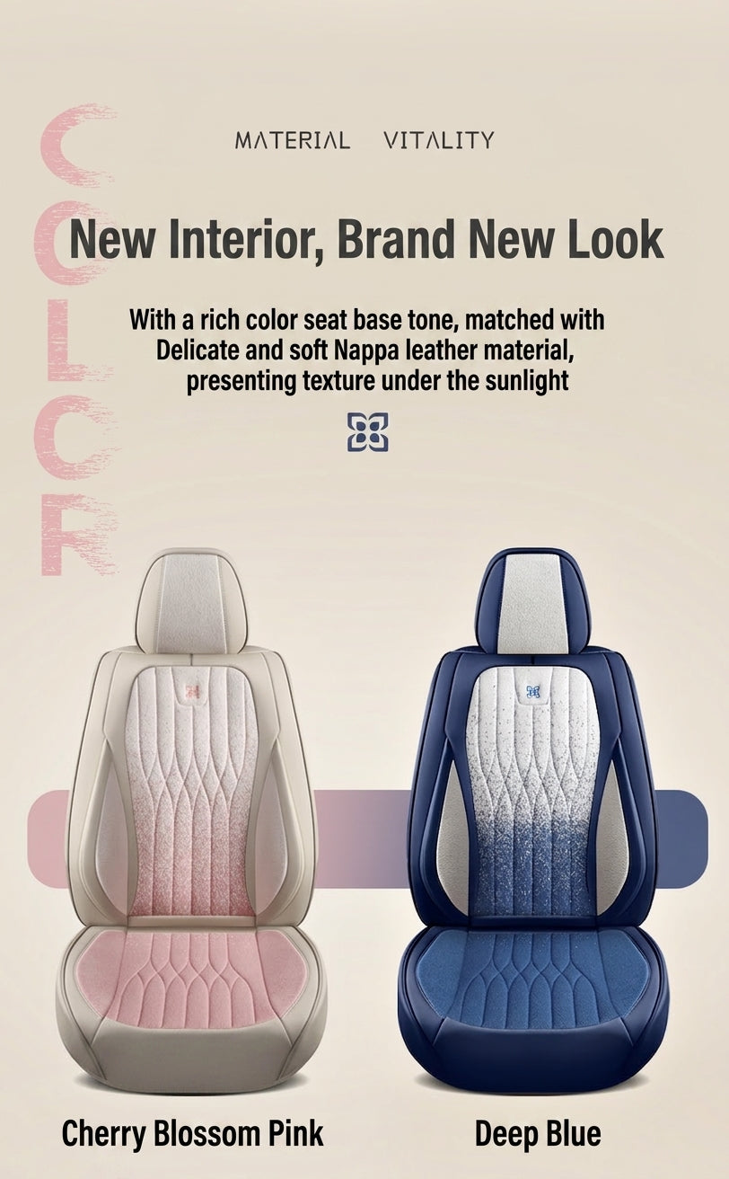 Car seat cushion linen fabric art all-inclusive all-season universal goddess seat cushion 2026 new model interior breathable seat cover wholesale