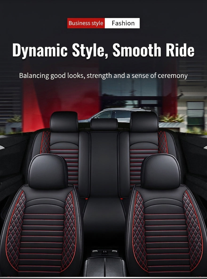 New all-season universal cartoon car seat cushion wholesale, premium feel, full leather, full coverage for small passenger car seat cushions