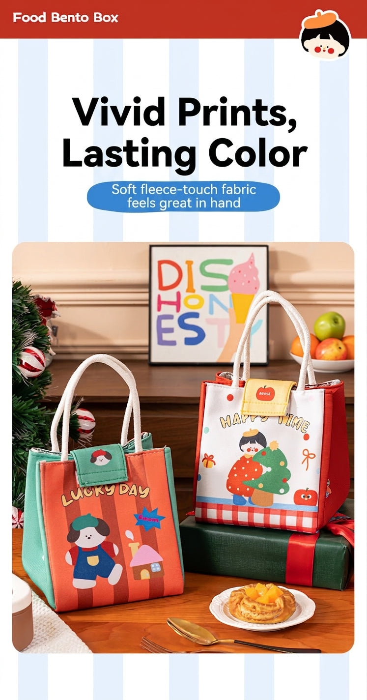 Lunch Box Bag, Large Capacity Handheld
