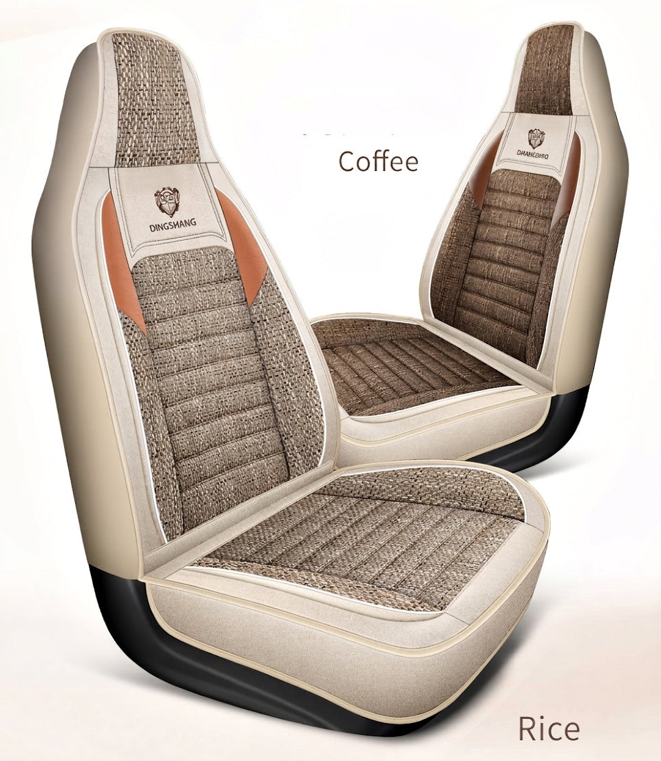 25 years new linen split head car seat cushion four seasons universal seat cover original piece drop shipping cross-border wholesale