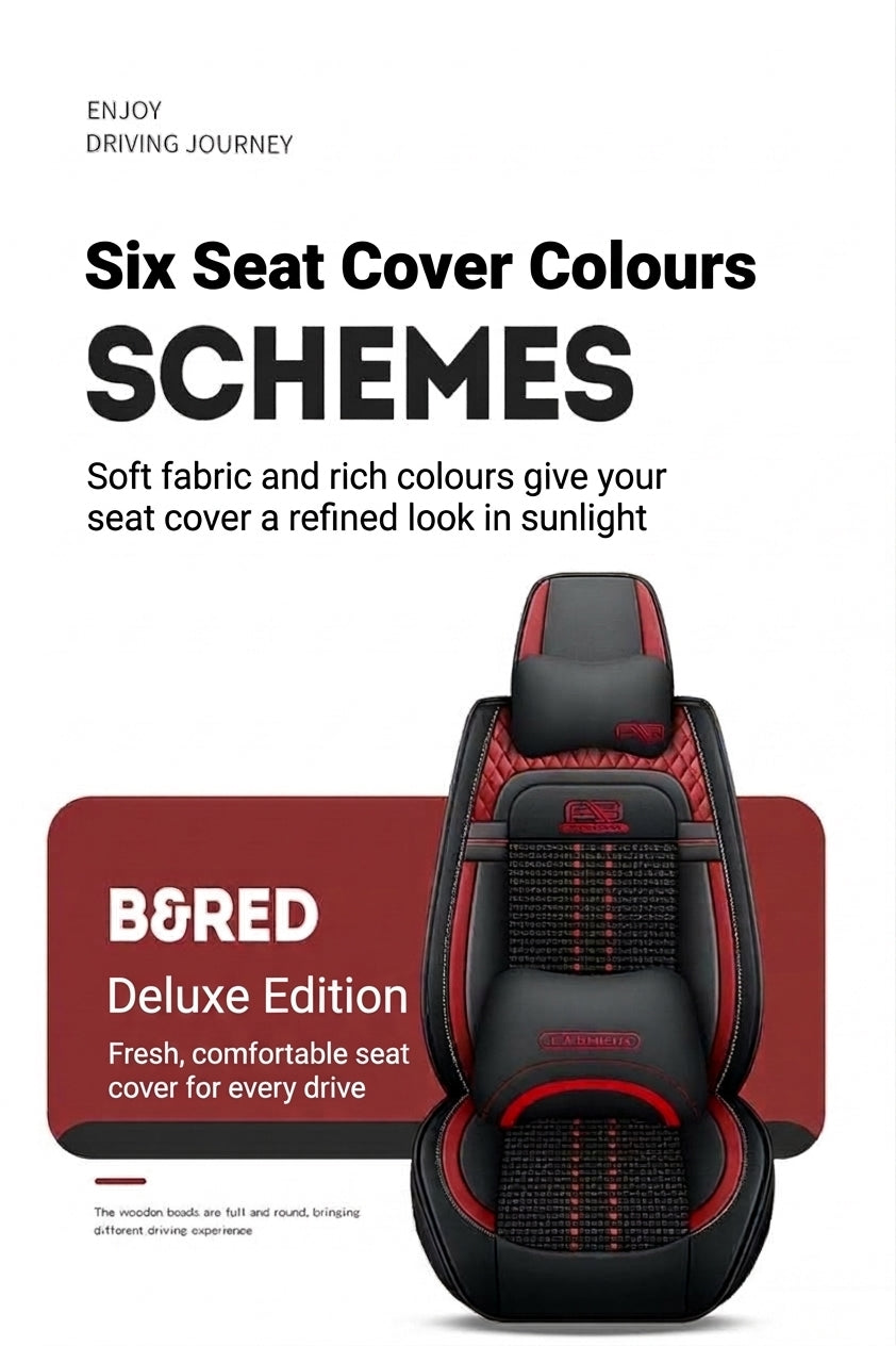Car seat cushion new all-enclosed special seat cover four seasons universal leather seat cover summer ice silk cartoon seat cushion cover