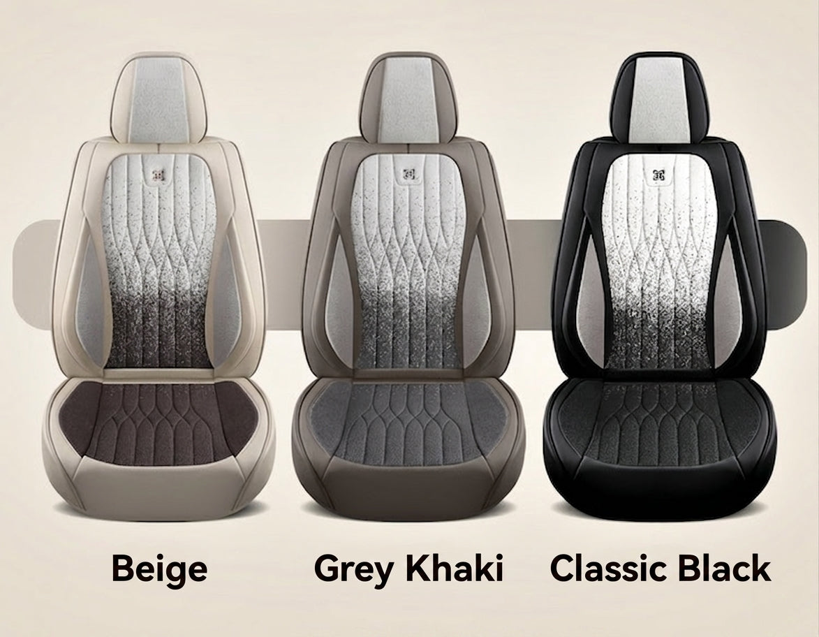 Car seat cushion linen fabric art all-inclusive all-season universal goddess seat cushion 2026 new model interior breathable seat cover wholesale