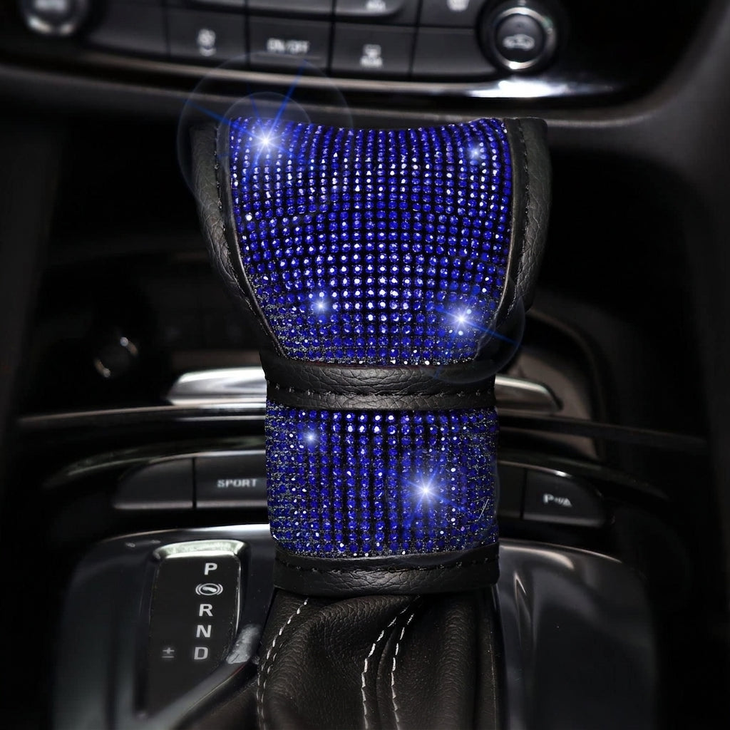 Car steering wheel cover, diamond-shaped new all-season universal seatbelt cover, multi-piece coaster steering wheel protective cover