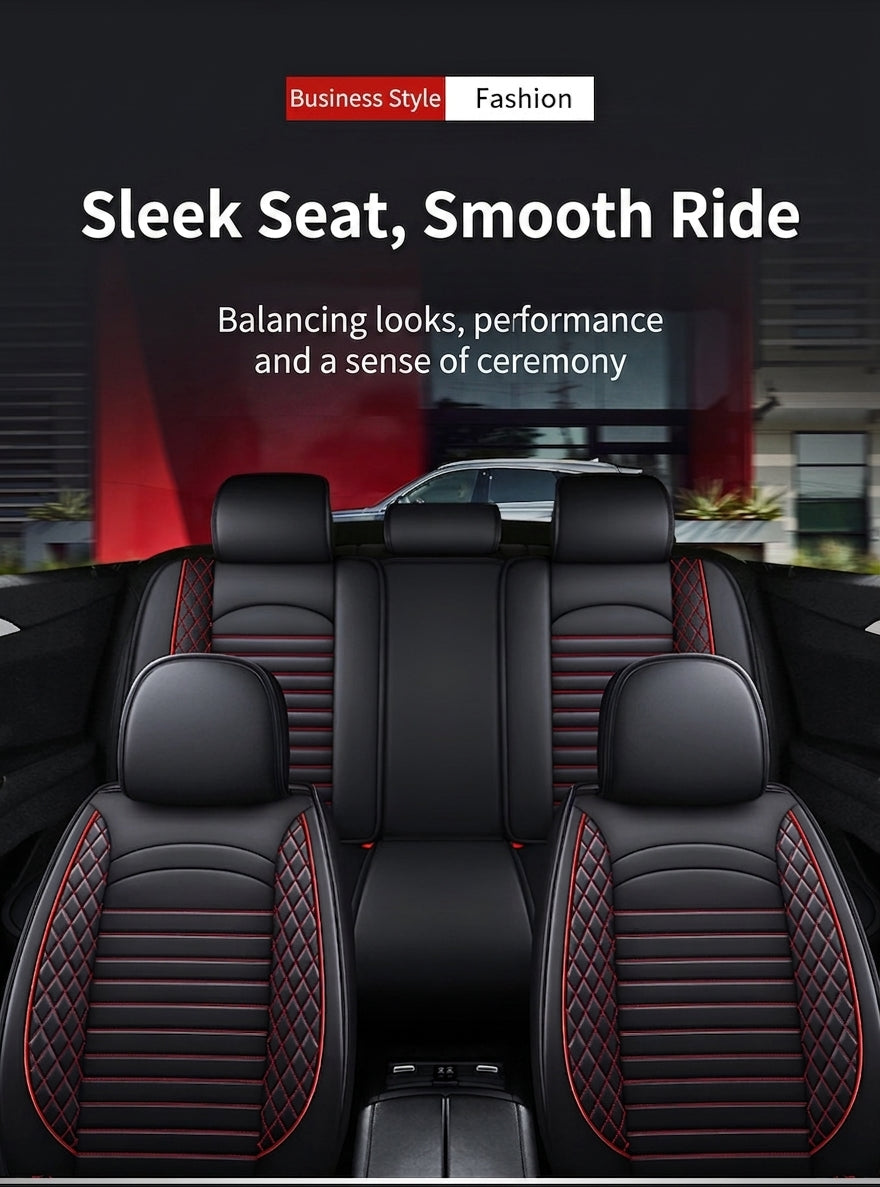 New all-season universal cartoon car seat cushion wholesale, premium feel, full leather, full coverage for small passenger car seat cushions