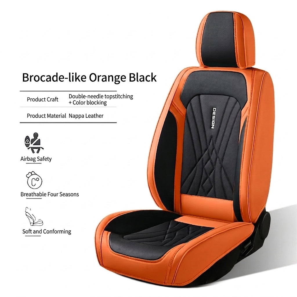 The new Napa leather car cushion is high-end, all-season breathable, perforated, full leather, and fully surrounded seat cover, directly supplied by the manufacturer