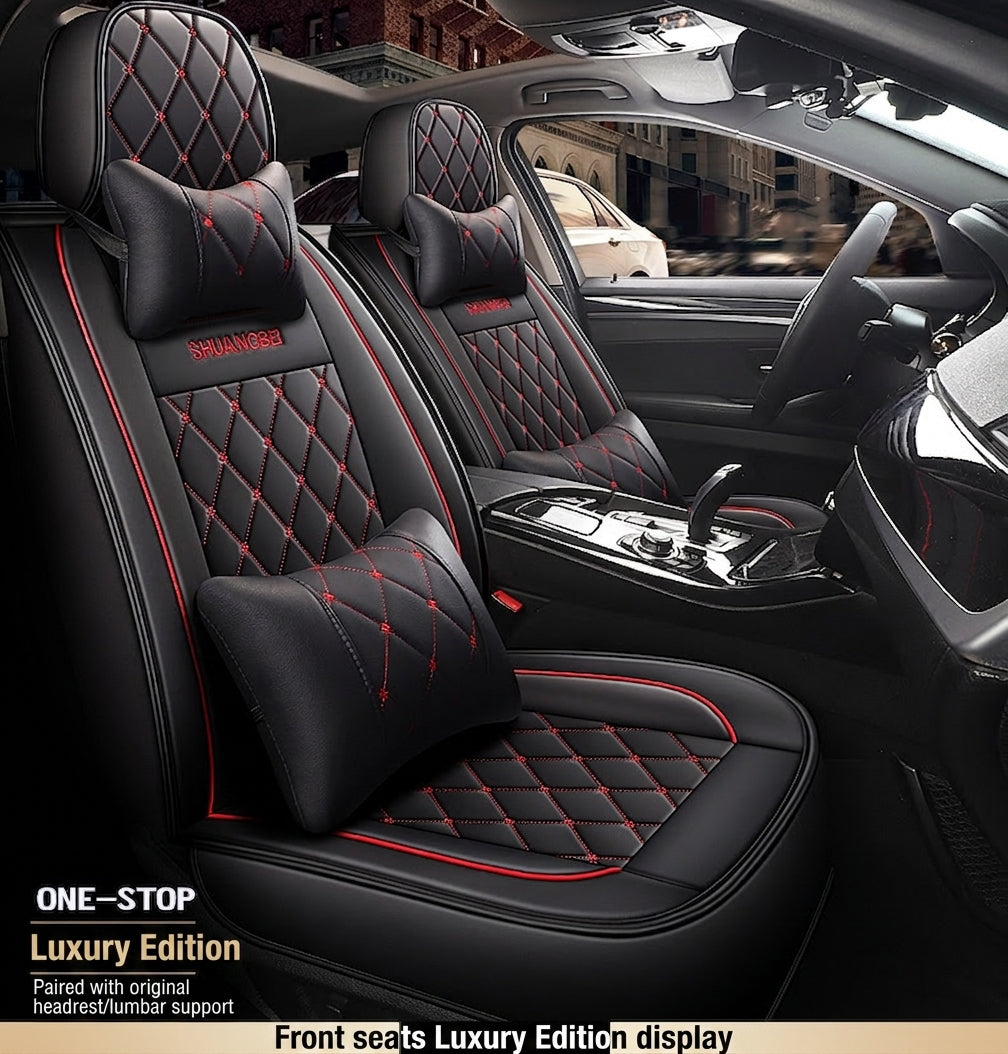 Cross-border new car seat cover, full leather full surrounding, four seasons universal cushion trolley seat cover special manufacturer wholesale