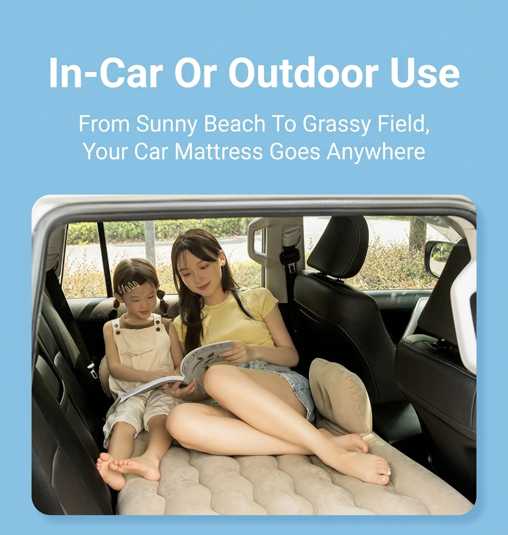 Car inflatable bed car rear sleeping pad mattress car sleeping artifact car rear rear seat folding travel bed