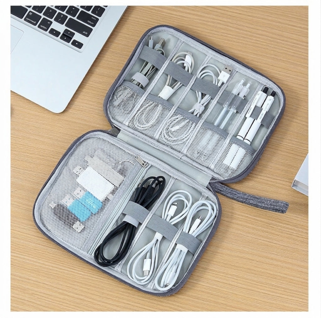 Car Storage Organizer Bag for Cables & Accessories