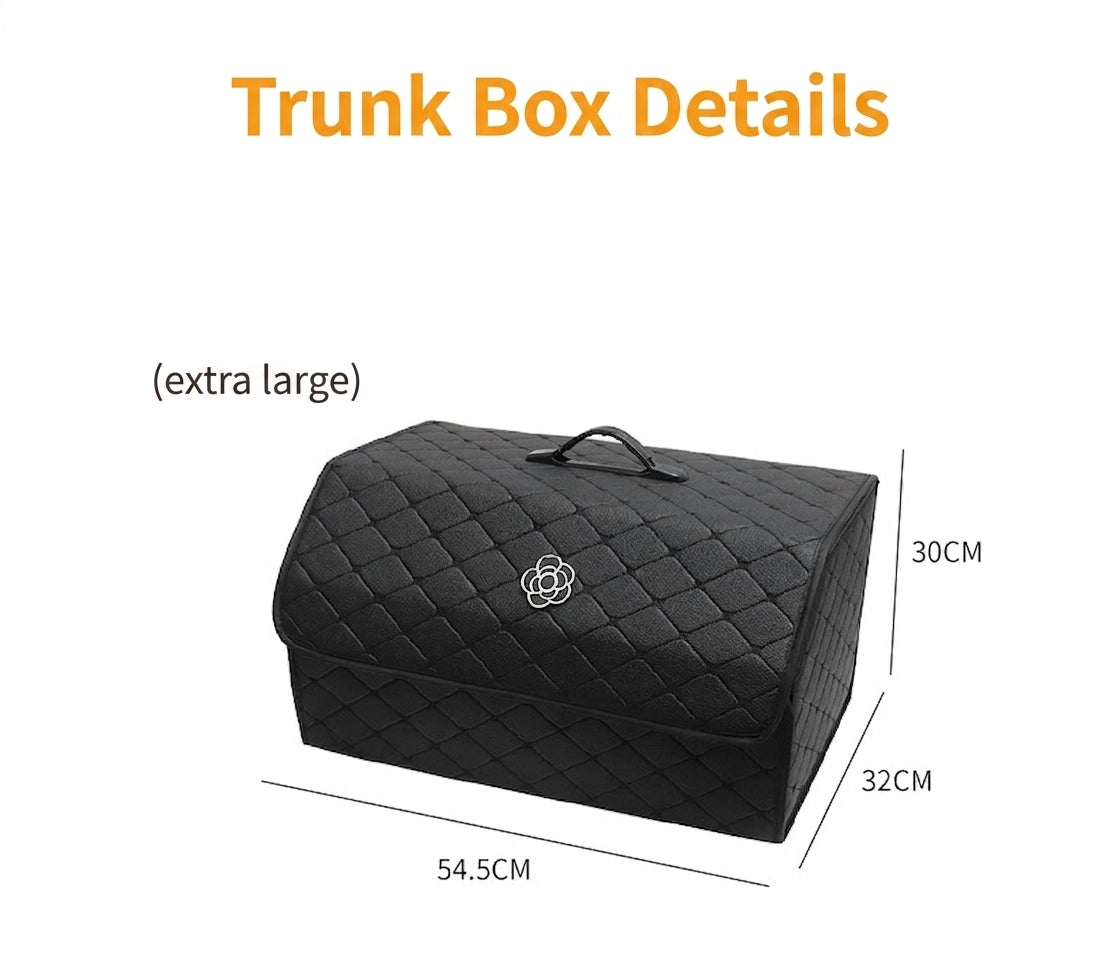 Car trunk storage box, car tail box, camellia car, good things, sorting storage box, multi-functional storage girl