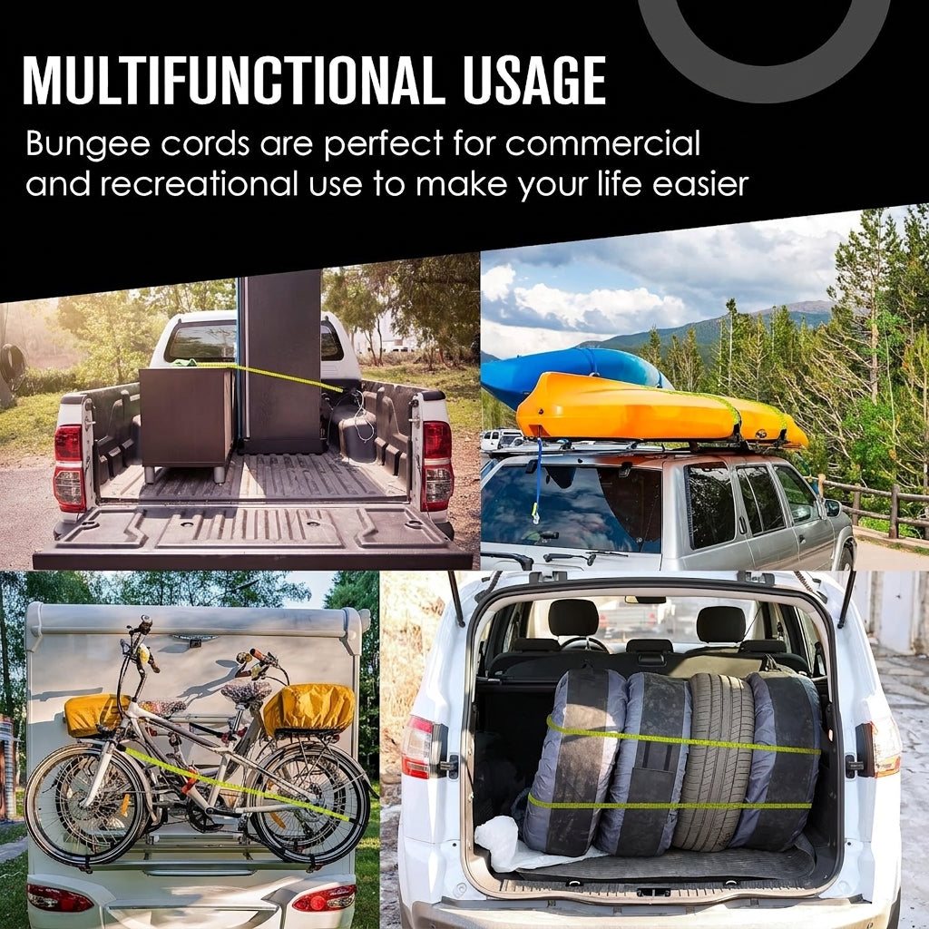 Bungee Cord Rope Set - Multiple Sizes & Styles