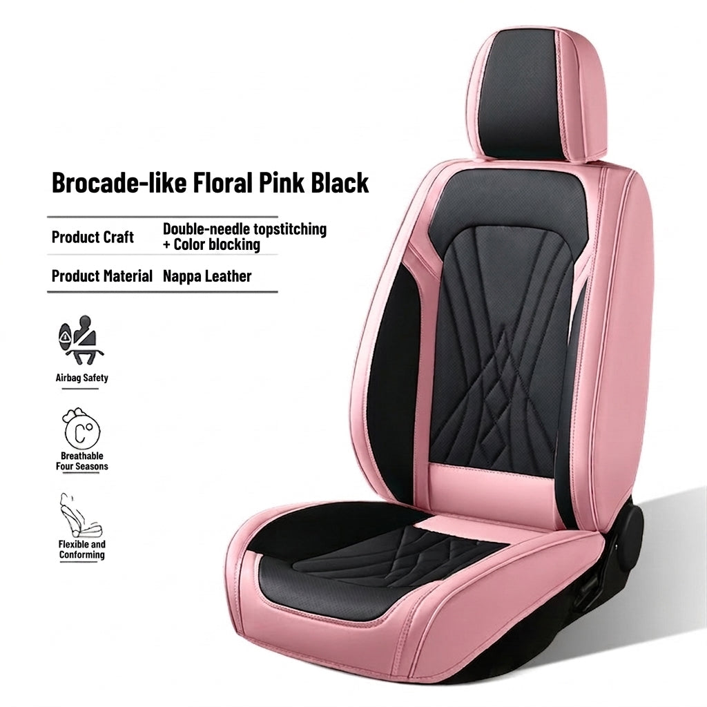 The new Napa leather car cushion is high-end, all-season breathable, perforated, full leather, and fully surrounded seat cover, directly supplied by the manufacturer