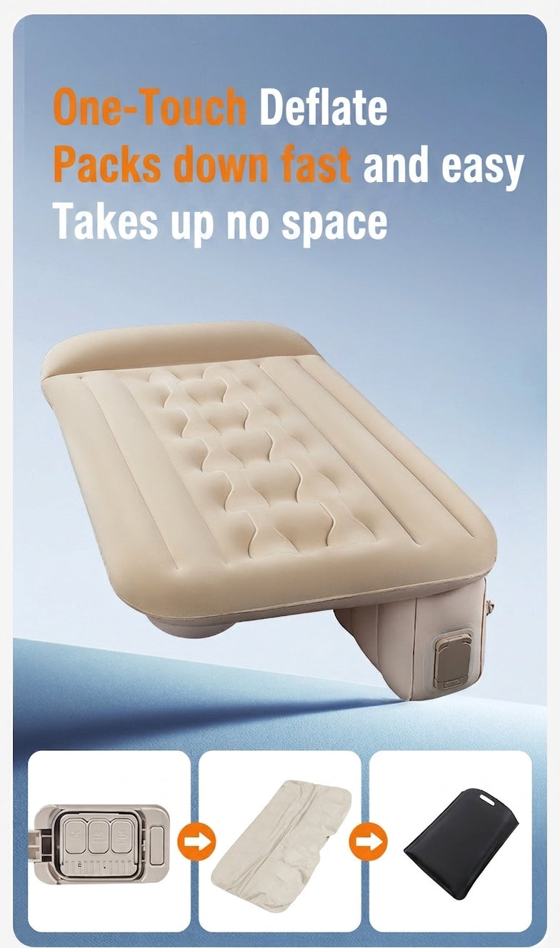 26 New Rear Seat Sleeping Essentials with Leveling Pad for Travel, Outings, Spring Outings, Outdoor Car Inflatable Bed
