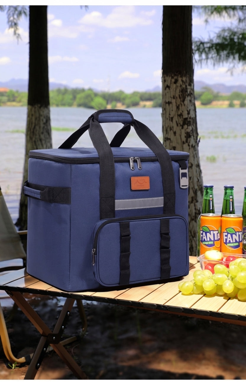 Insulated Picnic Cooler Bag - Multiple Colors