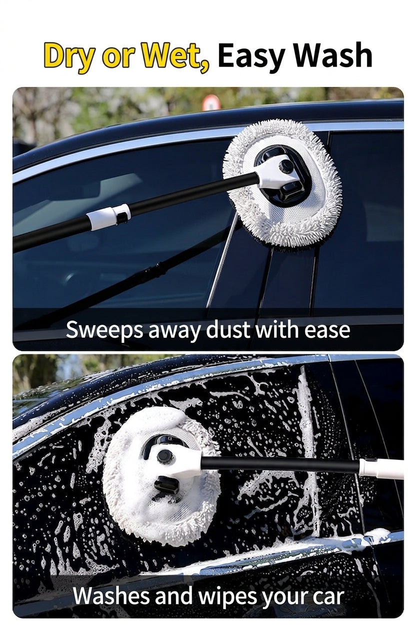 Car Wash Mop Retractable Long Handle Bending Bar Brush Car Brush Car Brush Car Wash Brush Soft Bristle Cleaning Tools Wholesale