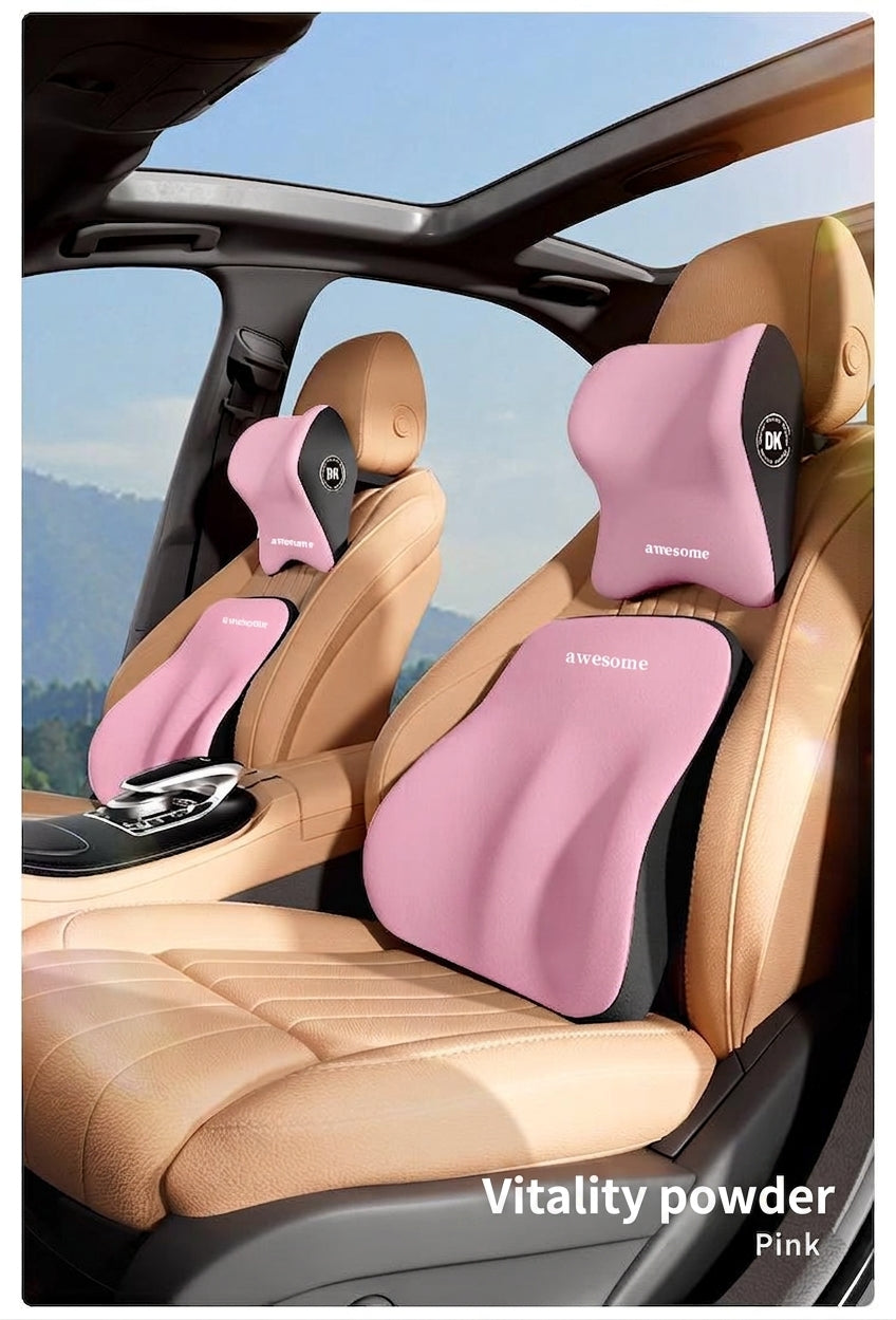 Car headrest, lumbar support, high-quality neck pillow, special pillow in the car, lumbar support, seat backrest, car supplies