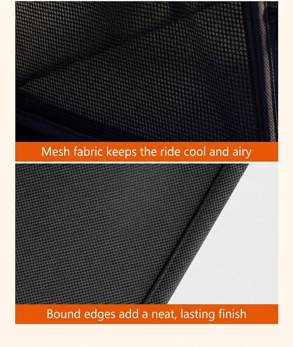 Cross-border bestseller breathable mesh pet car mat hanging bag, pet car carrier waterproof car dirt mat, dog anti-collapse