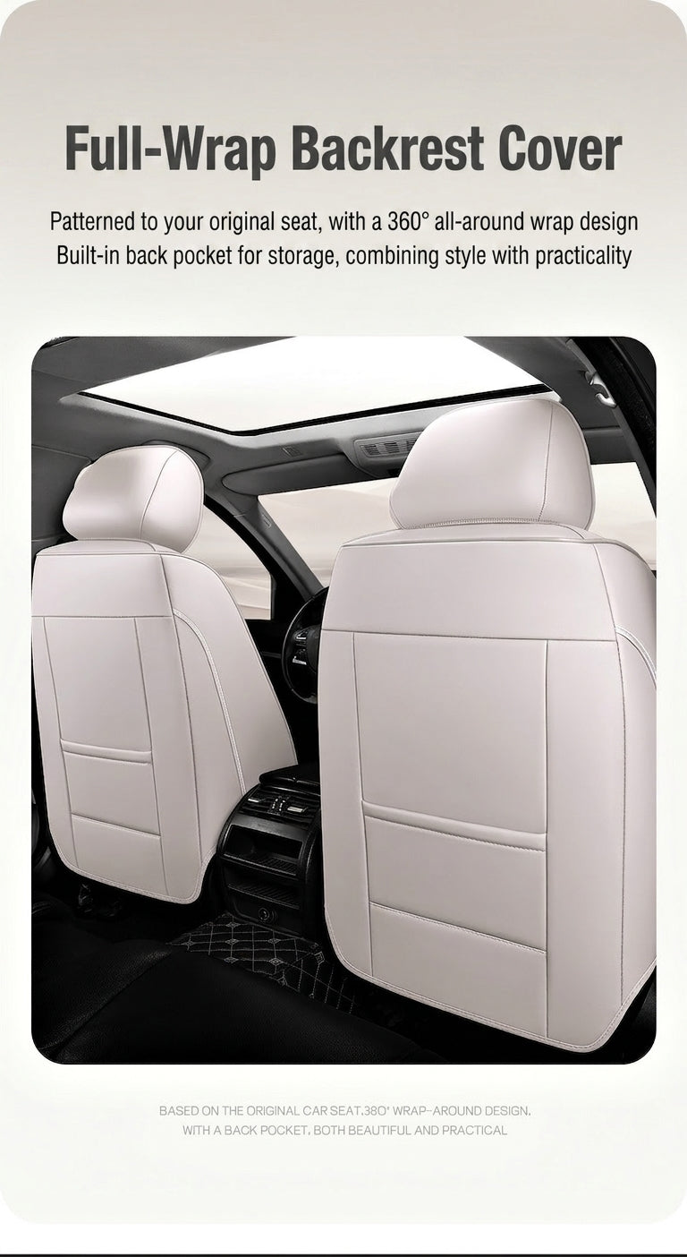 New car seat cushion, all-season universal seat, Nappa leather full-coverage seat cover, small sedan SUV seat cushion manufacturer wholesale