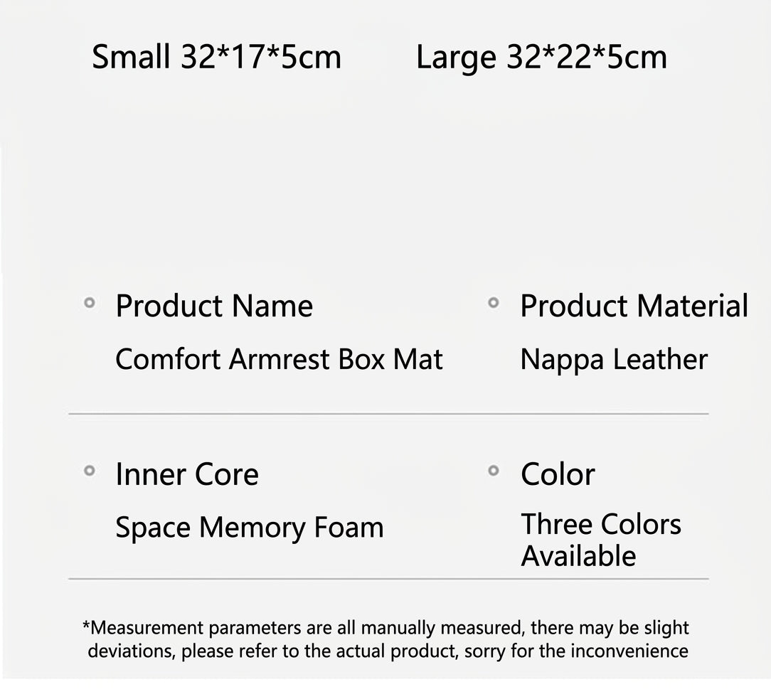 Manufacturer cross-border direct sales of dual-sided pocket-style car armrest box mats, universal hand and center height increasers