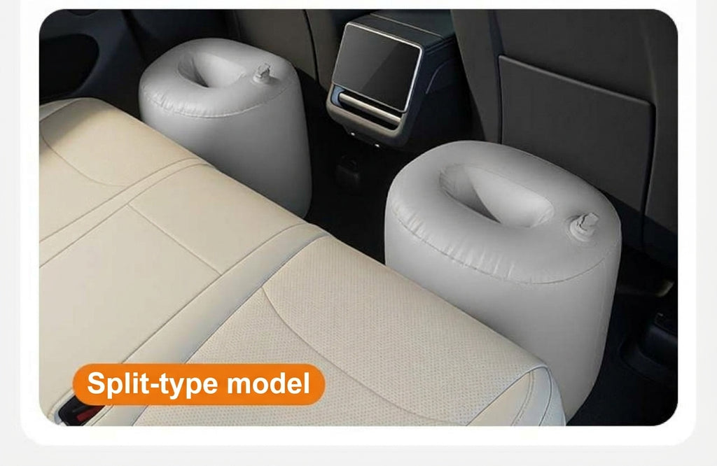 Car inflatable bed footrest rear seat gap pad, car and sedan rear seat gap pad, inflatable interior rest filling pad
