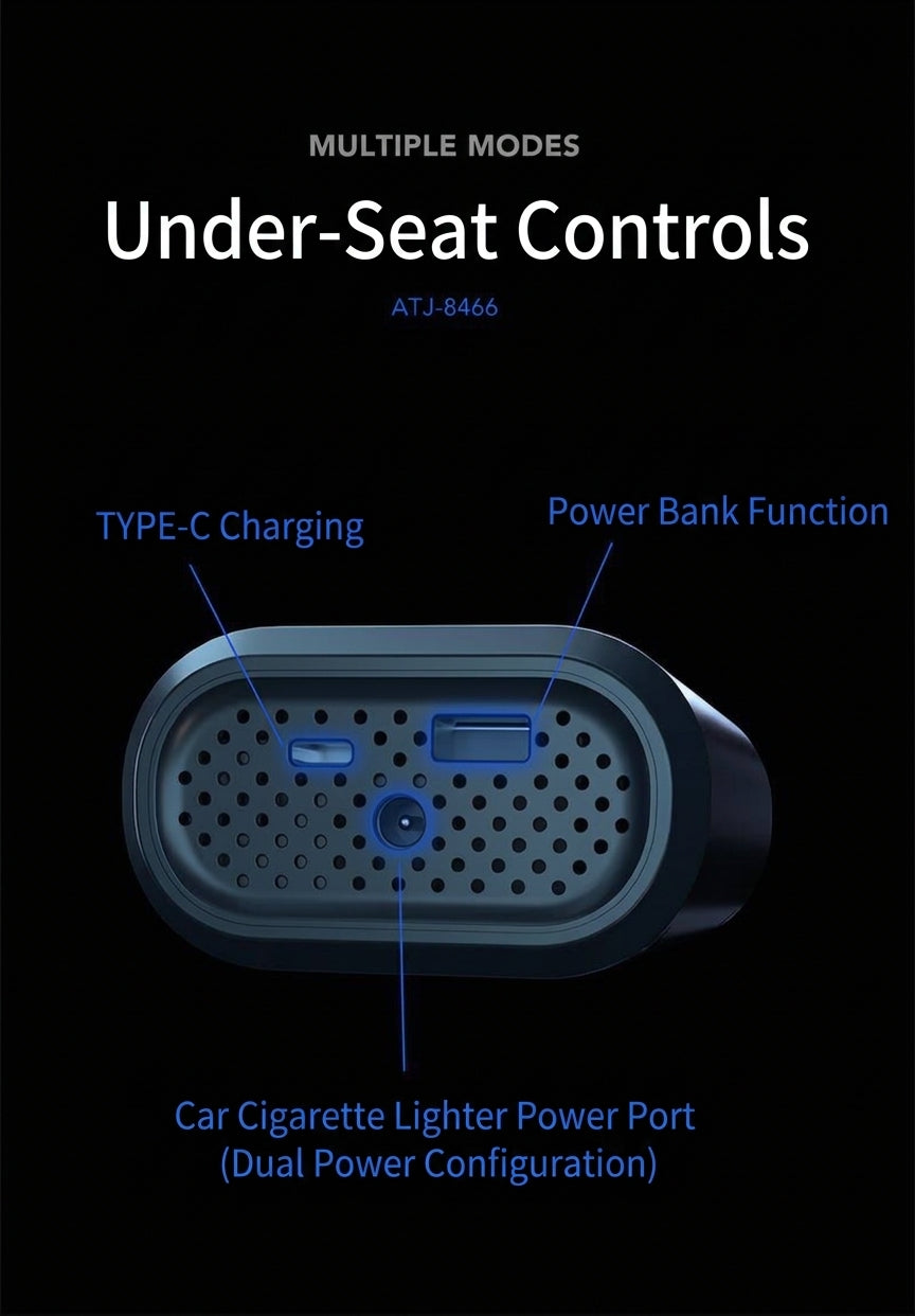 Mini portable car inflator pump bicycle electric tire pump air pump handheld wireless charging digital display