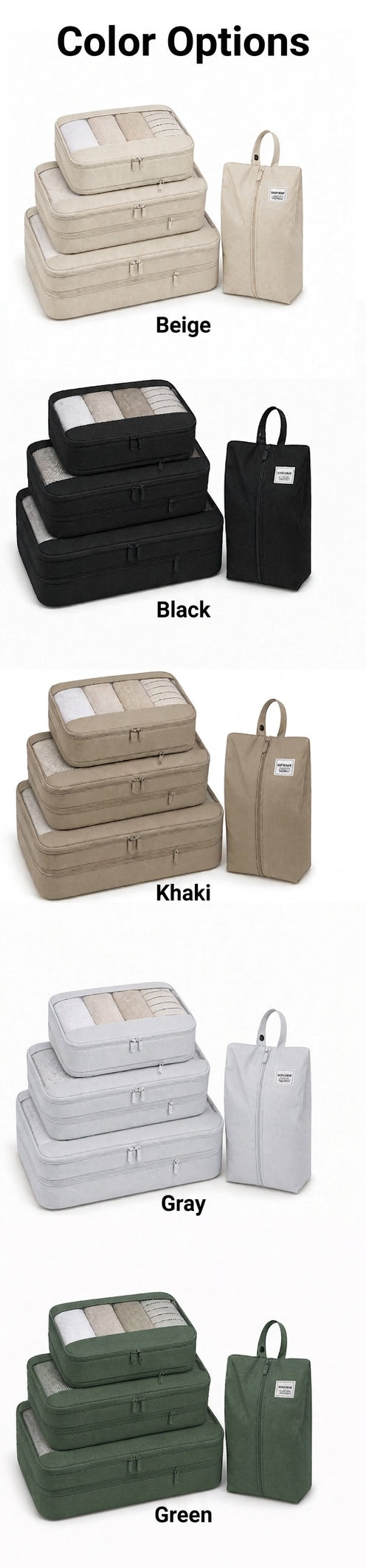 Travel Compression Storage Bag Set