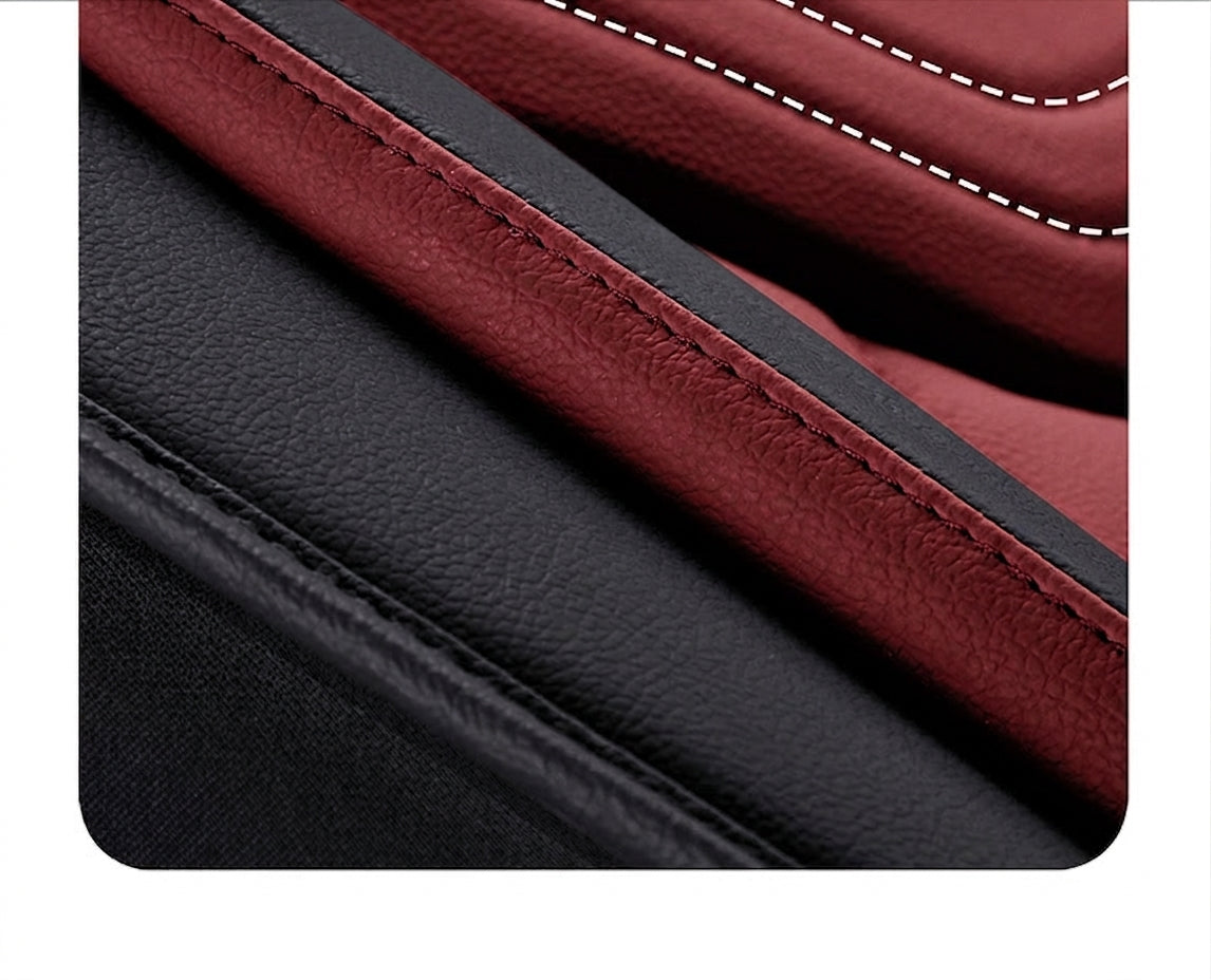 Universal four-season Nappa leather seat cover for car seat cushions, premium feel, anti-dirt, full coverage ventilation, breathable new seat cover