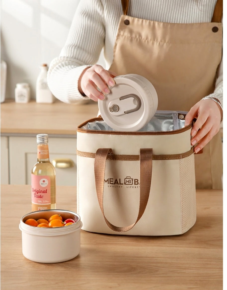 Insulated Lunch Bag, Waterproof Bento Tote