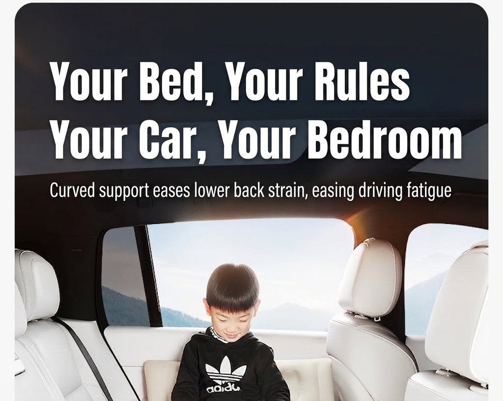 Car rear sleeping automatic travel mattress sedan air mattress car sleeping in the car portable intelligent AI car inflatable bed