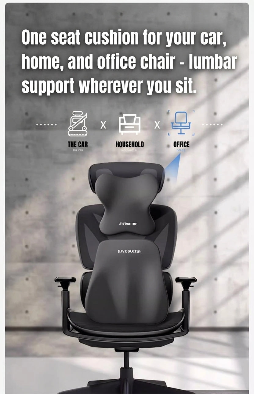 Car headrest, lumbar support, high-quality neck pillow, special pillow in the car, lumbar support, seat backrest, car supplies
