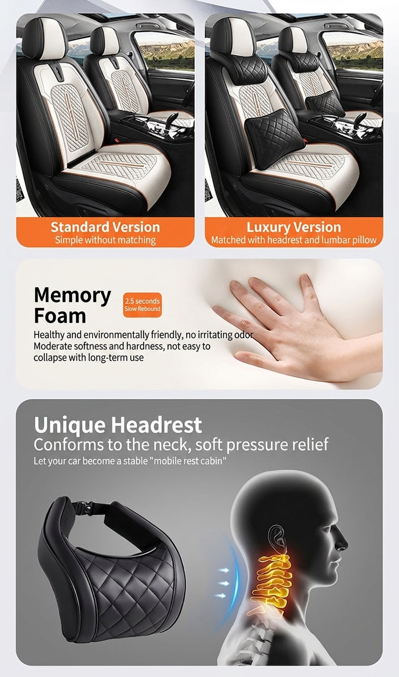 New car seat cushions fully covered, all-season universal seat covers, all five seats, full leather, high-quality seat covers sold directly from the manufacturer