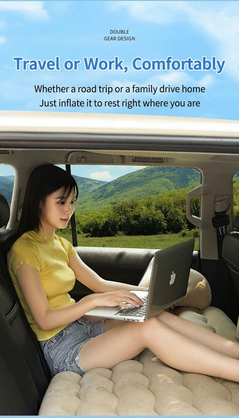 Car inflatable bed car rear sleeping pad mattress car sleeping artifact car rear rear seat folding travel bed