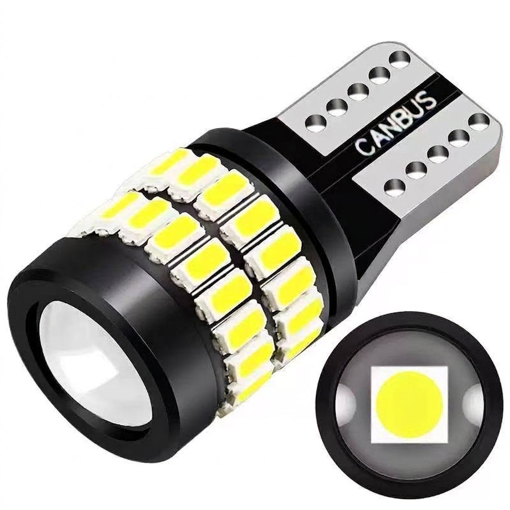 Cross-border automotive LED car light: T10 width indicator, position light 4014-24SMD, license plate decoding light, 3030 instrument light