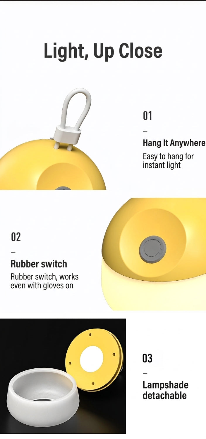 Camping Light - Rechargeable Portable Tent Lighting
