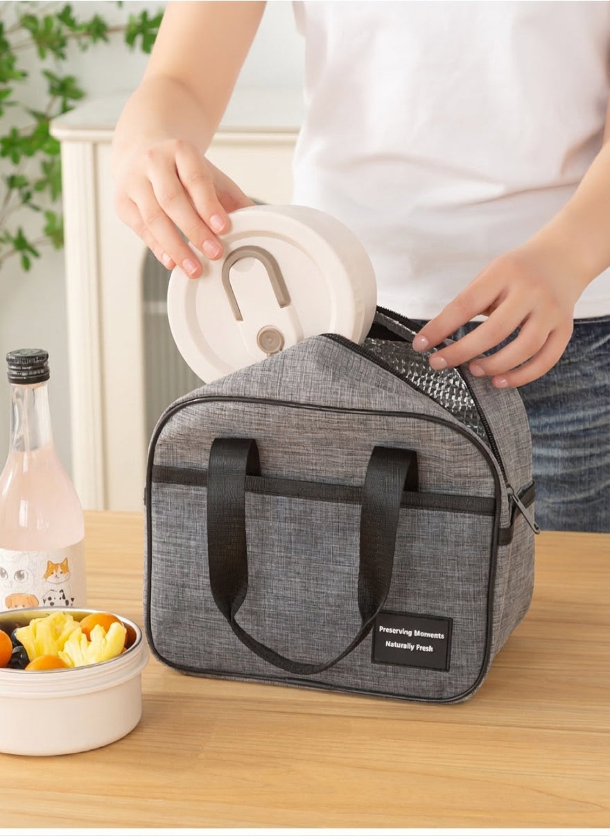 Insulated Lunch Box Bag, Large Capacity