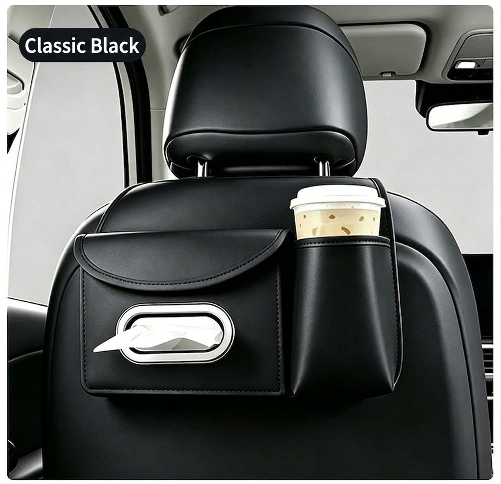 Multifunctional storage bag for car seats, tissue boxes, car storage bags, hanging bags, water cup holders in the car