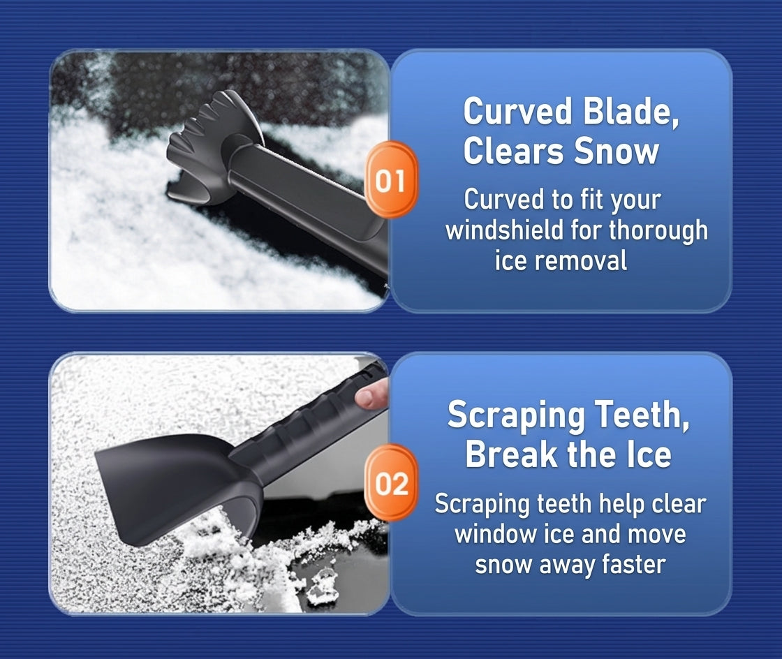 Car Snow Removal Shovel, 5-in-1 Ice Tool