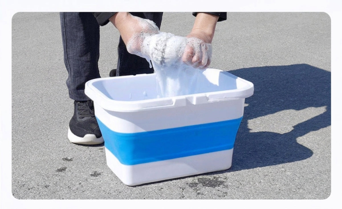 Car Wash Mop with Retractable Bending Rod